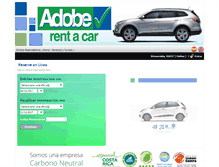 Tablet Screenshot of adobecar.cr